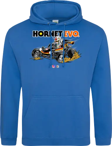 chibi gundam driving car - gundam, car, hornet, tamiya, carshow, robot, mecha, japanese, hobby, race, speed - Standard Hoodie