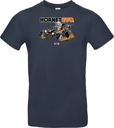 chibi gundam driving car - gundam, car, hornet, tamiya, carshow, robot, mecha, japanese, hobby, race, speed - Standard T-Shirt