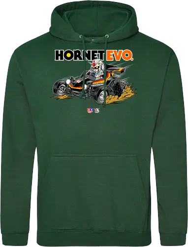 chibi gundam driving car - gundam, car, hornet, tamiya, carshow, robot, mecha, japanese, hobby, race, speed - Standard Hoodie