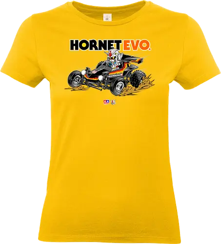 chibi gundam driving car - gundam, car, hornet, tamiya, carshow, robot, mecha, japanese, hobby, race, speed - Standard T-Shirt (Frauen)