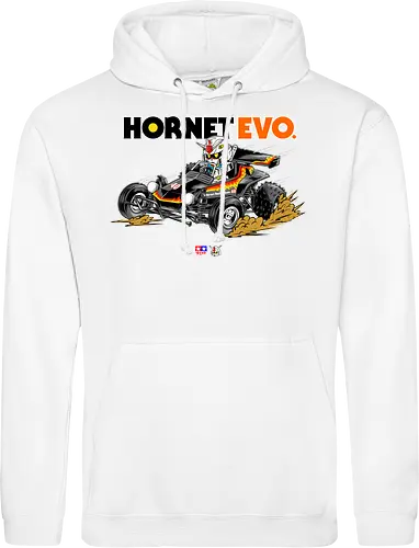 chibi gundam driving car - gundam, car, hornet, tamiya, carshow, robot, mecha, japanese, hobby, race, speed - Standard Hoodie