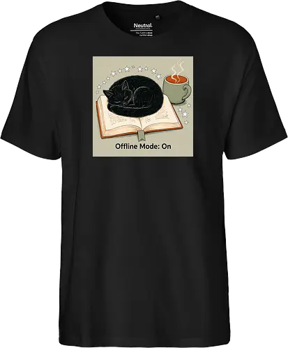 sleeping cat - Fairtrade T-Shirt