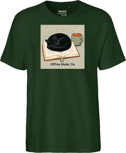 sleeping cat - Fairtrade T-Shirt