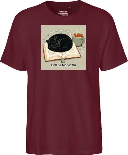 sleeping cat - Fairtrade T-Shirt