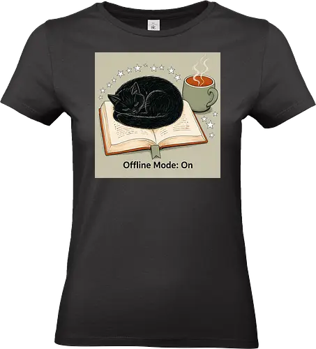 sleeping cat - Standard T-Shirt (Frauen)
