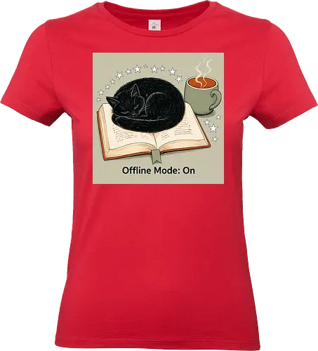 sleeping cat - Standard T-Shirt (Frauen)