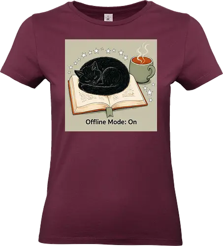 sleeping cat - Standard T-Shirt (Frauen)