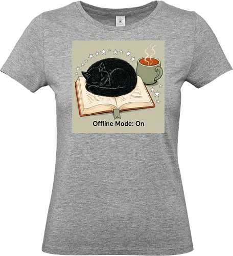 sleeping cat - Standard T-Shirt (Frauen)