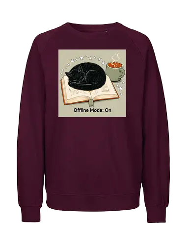 sleeping cat - Fairtrade Sweatshirt