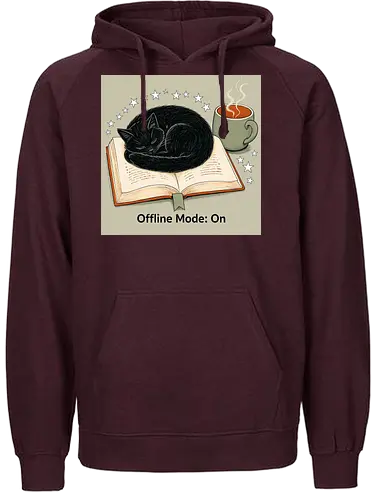 sleeping cat - Fairtrade Hoodie