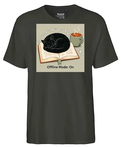 sleeping cat - Fairtrade T-Shirt