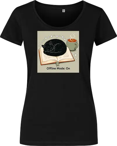 sleeping cat - Damen T-Shirt