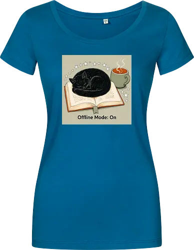 sleeping cat - Damen T-Shirt