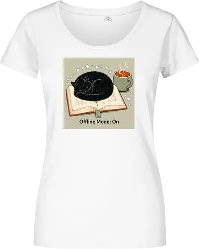 sleeping cat - Damen T-Shirt