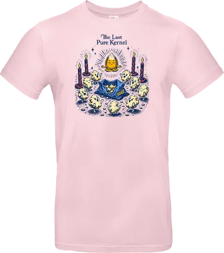 The Last Pure Kernel - corn kernel, cors, snacks, popcorn, food humor, absurd, funny food, cult, surreal, retro - Standard T-Shirt