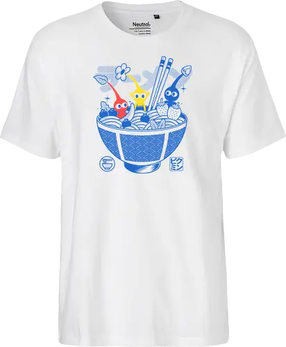 Fruit Ramen - ramen, fruit, noodles, gaming, gamer, videogame, cute, kawaii, japanese, japan, food, funny, retro, nostalgia, geek, popculture, cartoon, creatures, botanical, anime - Fairtrade T-Shirt