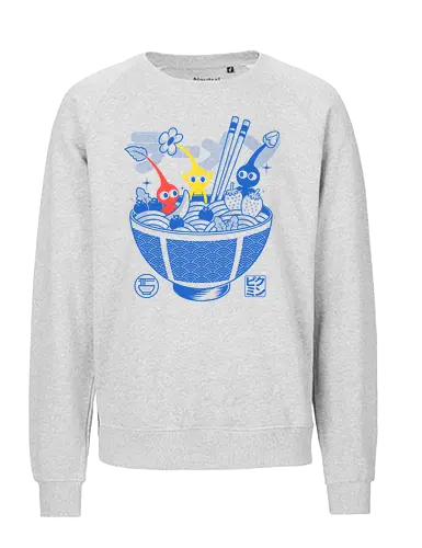 Fruit Ramen - ramen, fruit, noodles, gaming, gamer, videogame, cute, kawaii, japanese, japan, food, funny, retro, nostalgia, geek, popculture, cartoon, creatures, botanical, anime - Fairtrade Sweatshirt