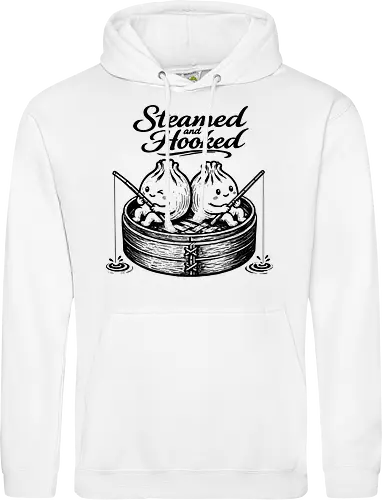 Steamed And Hooked - bao, xia long bao, dumpling, chinese food, comfort food, funny dumpling, dumplings, steamed dumpling, hooked - Standard Hoodie