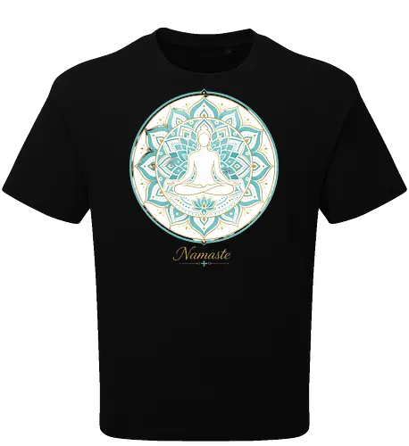 Zen Lotus Meditation Spiritual Frieden - Zen, Lotus, Meditation, Yoga, Spiritual, Frieden, Achtsamkeit, Mindfulness, Wellness - Oversize T-Shirt