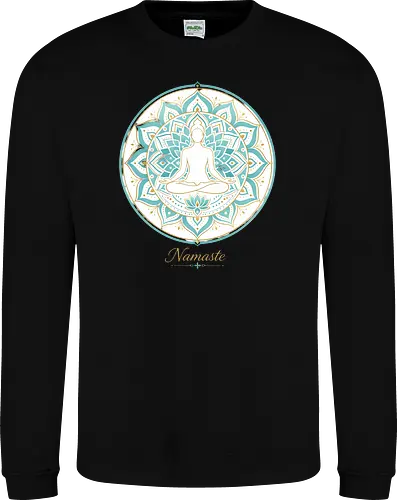 Zen Lotus Meditation Spiritual Frieden - Zen, Lotus, Meditation, Yoga, Spiritual, Frieden, Achtsamkeit, Mindfulness, Wellness - Sweatshirt