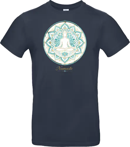Zen Lotus Meditation Spiritual Frieden - Zen, Lotus, Meditation, Yoga, Spiritual, Frieden, Achtsamkeit, Mindfulness, Wellness - Standard T-Shirt