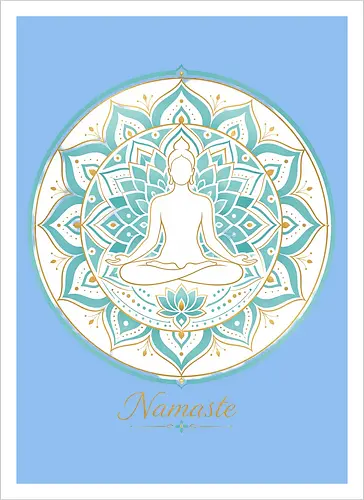 Zen Lotus Meditation Spiritual Frieden - Zen, Lotus, Meditation, Yoga, Spiritual, Frieden, Achtsamkeit, Mindfulness, Wellness - Kunstdruck