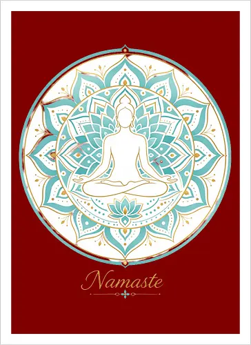 Zen Lotus Meditation Spiritual Frieden - Zen, Lotus, Meditation, Yoga, Spiritual, Frieden, Achtsamkeit, Mindfulness, Wellness - Kunstdruck