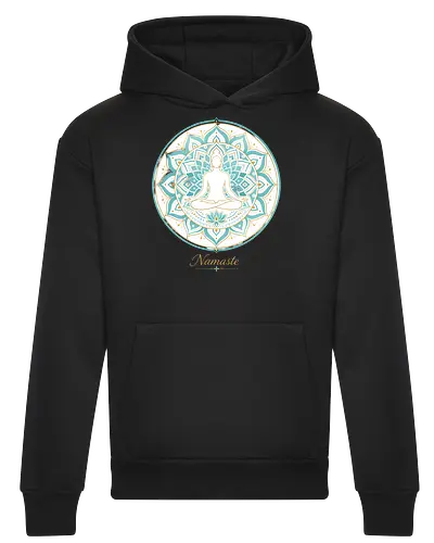 Zen Lotus Meditation Spiritual Frieden - Zen, Lotus, Meditation, Yoga, Spiritual, Frieden, Achtsamkeit, Mindfulness, Wellness - Heavyweight Hoodie