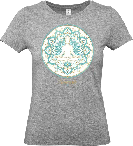 Zen Lotus Meditation Spiritual Frieden - Zen, Lotus, Meditation, Yoga, Spiritual, Frieden, Achtsamkeit, Mindfulness, Wellness - Standard T-Shirt (Frauen)