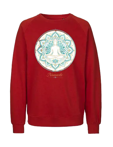 Zen Lotus Meditation Spiritual Frieden - Zen, Lotus, Meditation, Yoga, Spiritual, Frieden, Achtsamkeit, Mindfulness, Wellness - Fairtrade Sweatshirt