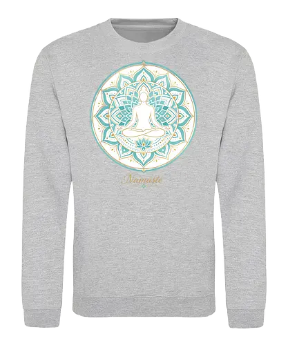 Zen Lotus Meditation Spiritual Frieden - Zen, Lotus, Meditation, Yoga, Spiritual, Frieden, Achtsamkeit, Mindfulness, Wellness - Sweatshirt