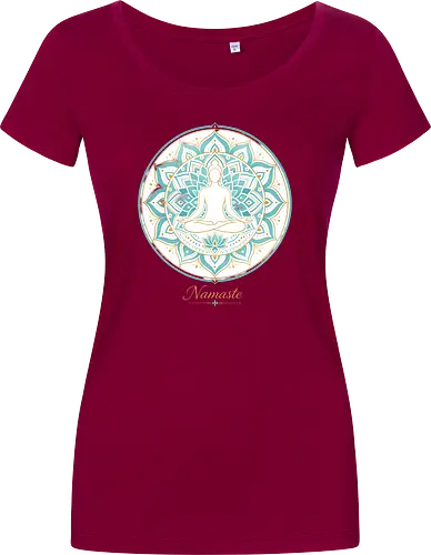 Zen Lotus Meditation Spiritual Frieden - Zen, Lotus, Meditation, Yoga, Spiritual, Frieden, Achtsamkeit, Mindfulness, Wellness - Damen T-Shirt