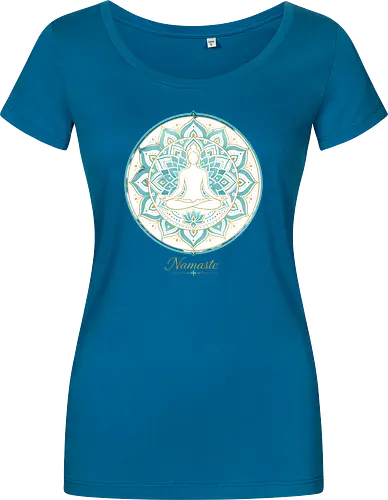 Zen Lotus Meditation Spiritual Frieden - Zen, Lotus, Meditation, Yoga, Spiritual, Frieden, Achtsamkeit, Mindfulness, Wellness - Damen T-Shirt