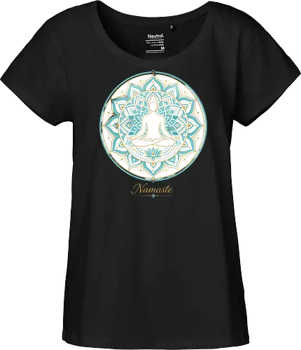 Zen Lotus Meditation Spiritual Frieden - Zen, Lotus, Meditation, Yoga, Spiritual, Frieden, Achtsamkeit, Mindfulness, Wellness - Fairtrade Girl Shirt