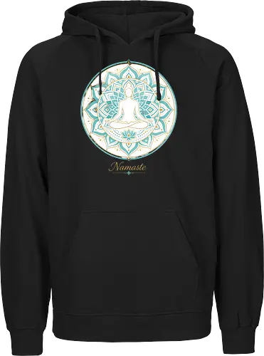 Zen Lotus Meditation Spiritual Frieden - Zen, Lotus, Meditation, Yoga, Spiritual, Frieden, Achtsamkeit, Mindfulness, Wellness - Fairtrade Hoodie