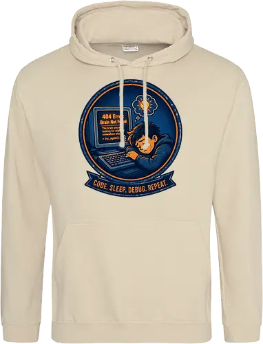 Code Sleep Debug Repeat Programmierer Entwickler - Programmierer, Entwickler, Code, Coding, Nerd, Geek, Computer, IT, Debugging - Standard Hoodie
