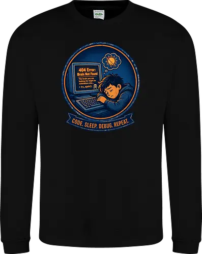 Code Sleep Debug Repeat Programmierer Entwickler - Programmierer, Entwickler, Code, Coding, Nerd, Geek, Computer, IT, Debugging - Sweatshirt