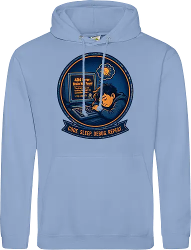 Code Sleep Debug Repeat Programmierer Entwickler - Programmierer, Entwickler, Code, Coding, Nerd, Geek, Computer, IT, Debugging - Standard Hoodie