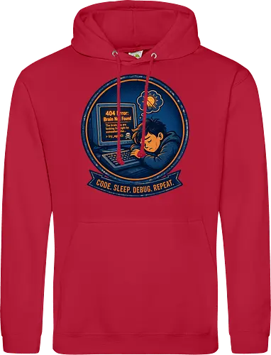 Code Sleep Debug Repeat Programmierer Entwickler - Programmierer, Entwickler, Code, Coding, Nerd, Geek, Computer, IT, Debugging - Standard Hoodie