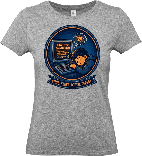 Code Sleep Debug Repeat Programmierer Entwickler - Programmierer, Entwickler, Code, Coding, Nerd, Geek, Computer, IT, Debugging - Standard T-Shirt (Frauen)