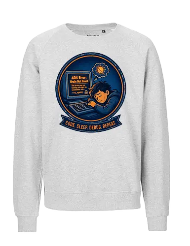 Code Sleep Debug Repeat Programmierer Entwickler - Programmierer, Entwickler, Code, Coding, Nerd, Geek, Computer, IT, Debugging - Fairtrade Sweatshirt