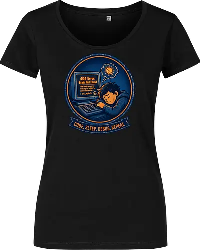 Code Sleep Debug Repeat Programmierer Entwickler - Programmierer, Entwickler, Code, Coding, Nerd, Geek, Computer, IT, Debugging - Damen T-Shirt