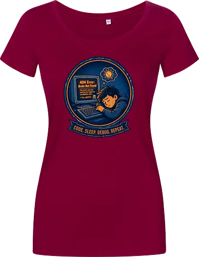 Code Sleep Debug Repeat Programmierer Entwickler - Programmierer, Entwickler, Code, Coding, Nerd, Geek, Computer, IT, Debugging - Damen T-Shirt