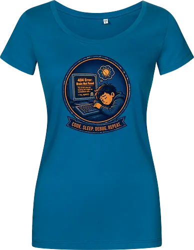 Code Sleep Debug Repeat Programmierer Entwickler - Programmierer, Entwickler, Code, Coding, Nerd, Geek, Computer, IT, Debugging - Damen T-Shirt