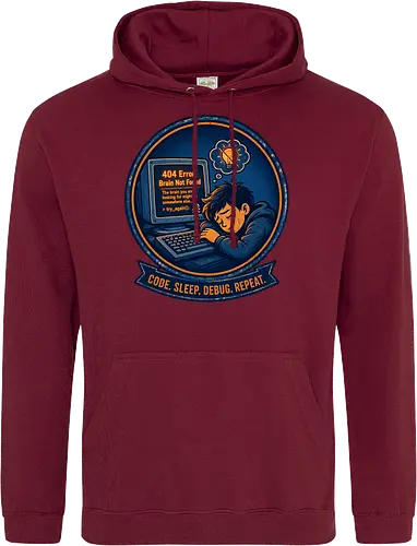 Code Sleep Debug Repeat Programmierer Entwickler - Programmierer, Entwickler, Code, Coding, Nerd, Geek, Computer, IT, Debugging - Standard Hoodie