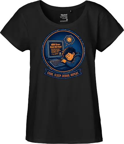 Code Sleep Debug Repeat Programmierer Entwickler - Programmierer, Entwickler, Code, Coding, Nerd, Geek, Computer, IT, Debugging - Fairtrade Girl Shirt