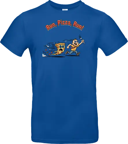 Run Pizza Run Lustiges Fast Food Pizza Design - Pizza, Fast Food, Lustig, Spruch, Foodie, Pizzeria, Humor, Essen, Fun - Standard T-Shirt