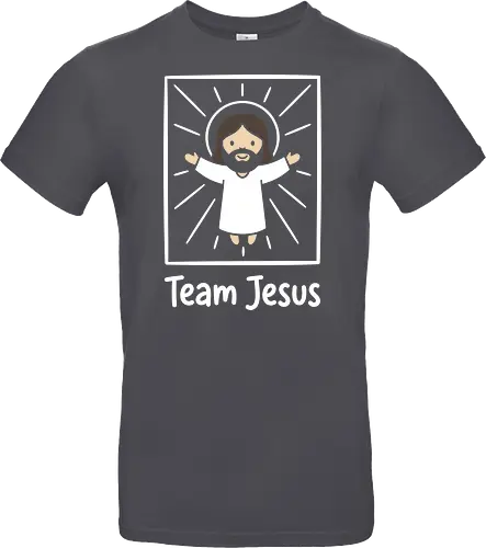 Minimalist Savior: Chibi Jesus - Jesus shirt, Christian graphic tee, chibi Jesus design, minimalist faith apparel, cute religious clothing, kawaii Christian merch, modern church streetwear, subtle faith fashion, inspirational graphic tee, simple Jesus illustration - Standard T-Shirt