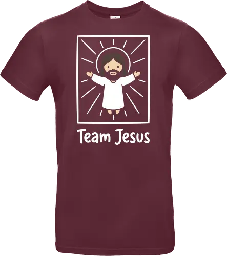 Minimalist Savior: Chibi Jesus - Jesus shirt, Christian graphic tee, chibi Jesus design, minimalist faith apparel, cute religious clothing, kawaii Christian merch, modern church streetwear, subtle faith fashion, inspirational graphic tee, simple Jesus illustration - Standard T-Shirt