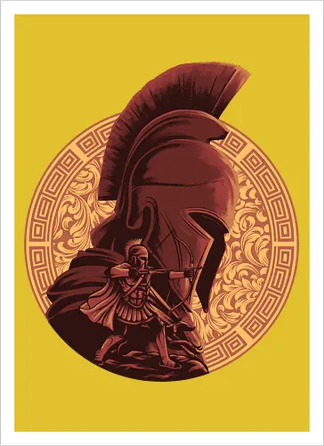 Man of Many Wiles  - Odysseus, Odyssey, greek mythology, homer - Kunstdruck